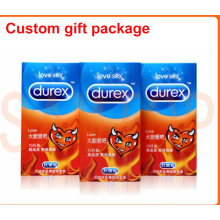 Chine fabricant boîte cadeau personnalisée pour le condom Dulex (emballage de jouet sexy)
